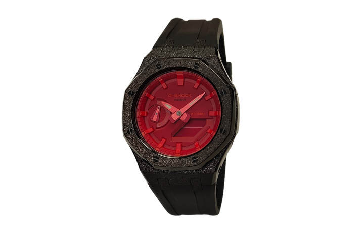CASIO CASIO Custom Collection Watch Gift Box Quartz Movement Watch Men's Watches Red Watch Dial