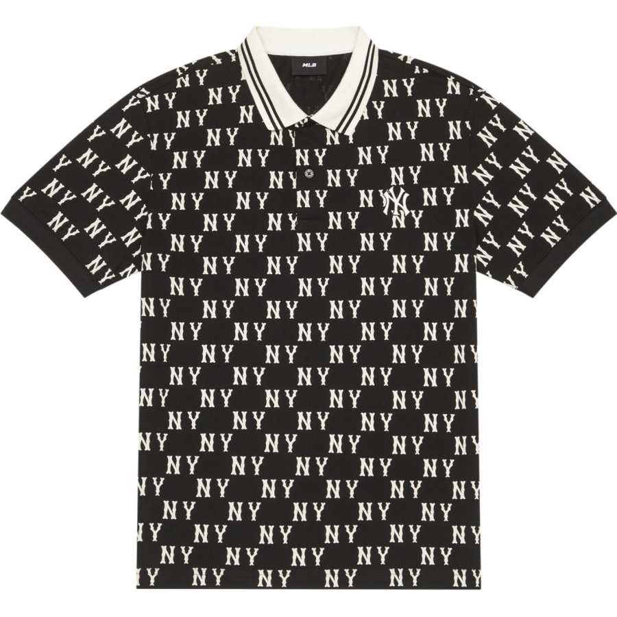 MLB MLB MONOGRAM SS24 Polo Shirt Unisex Black