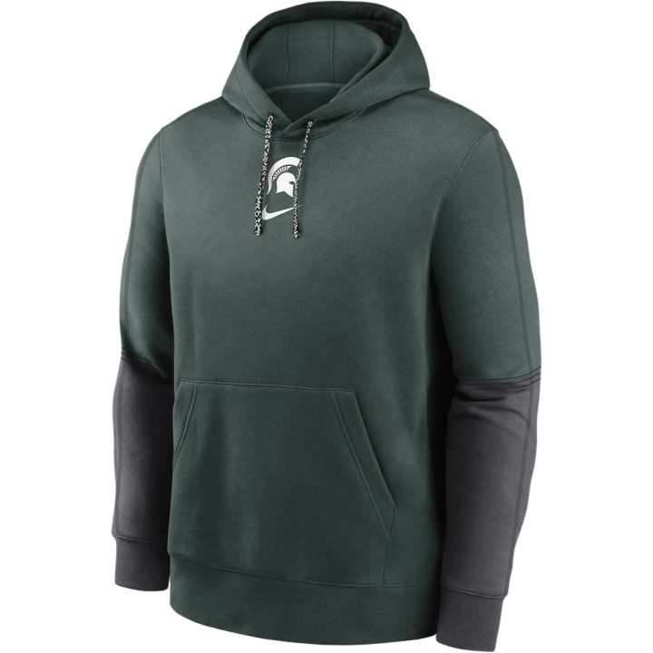 Nike Nike Michigan State Spartans Sideline Team Issue Club Men's Nike College Pullover Hoodie