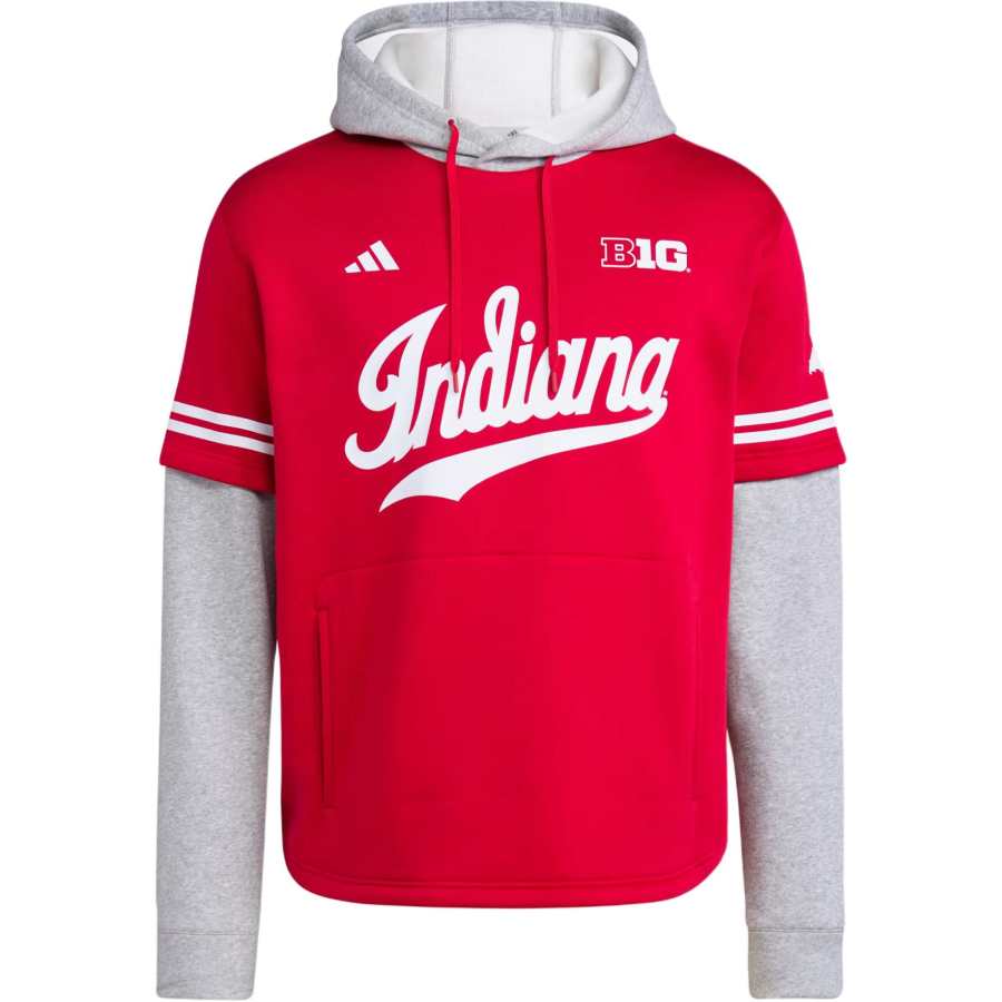 Adidas Adidas Free Shipping With AdiClub Indiana Hoosiers Hooded Jersey