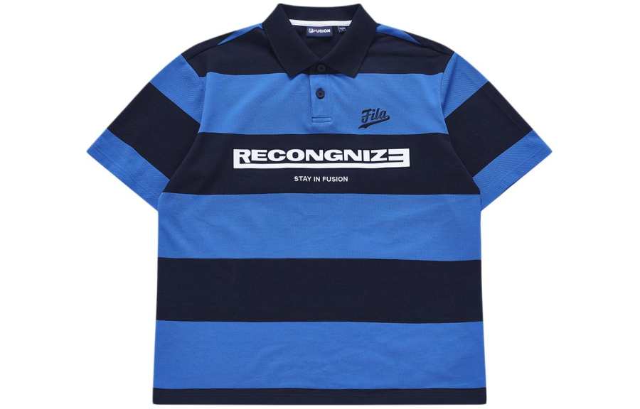 FILA FUSION Polo Shirt Men's Cobalt Blue