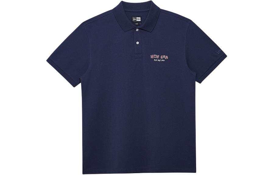New Era SS24 Polo Shirt Unisex Navy Blue