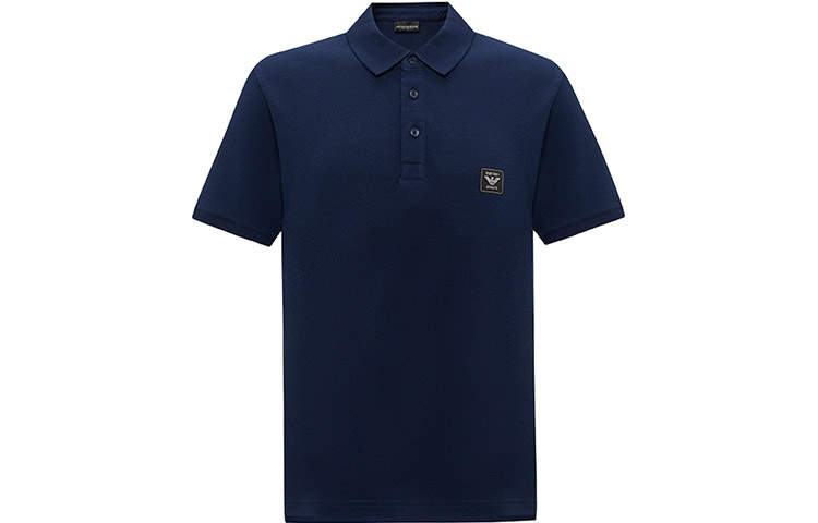 EMPORIO ARMANI SS24 Polo Shirt Men's Navy Blue