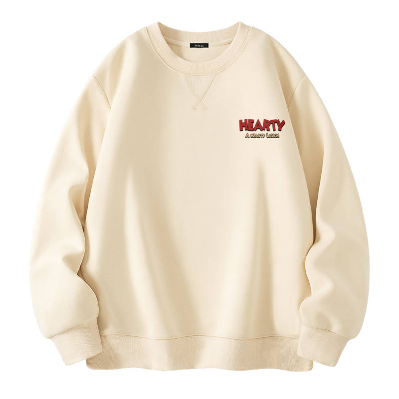 MINISO Sweatshirts Unisex Crew Neck Moderate Heavyweight