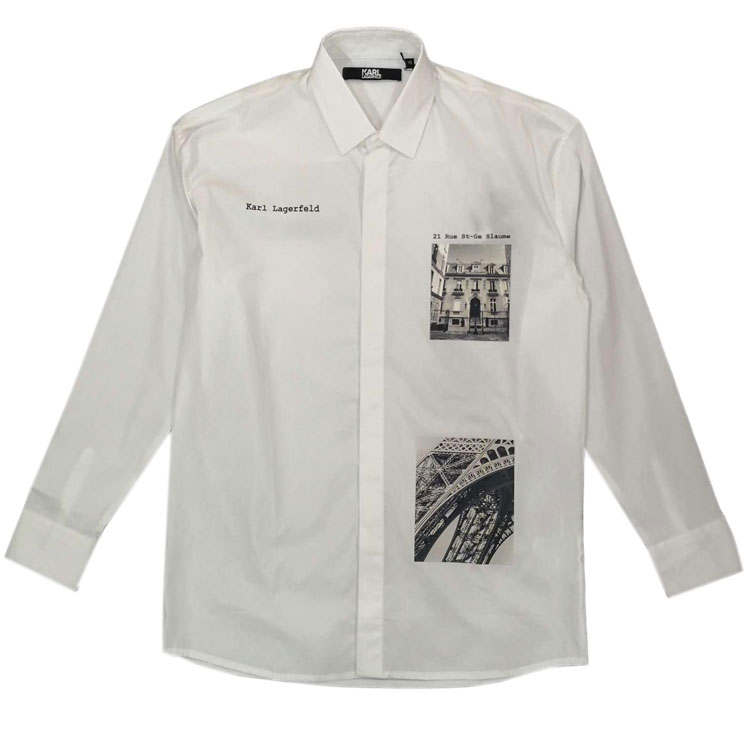 KARL LAGERFELD / Karl Lagerfeld Jeans Shirt Men's White
