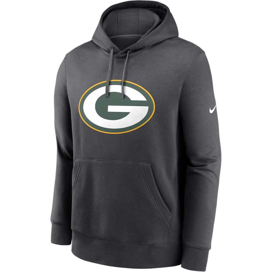 Nike Nike Green Bay Packers Club Logo Men's Nike Nfl Pullover Hoodie