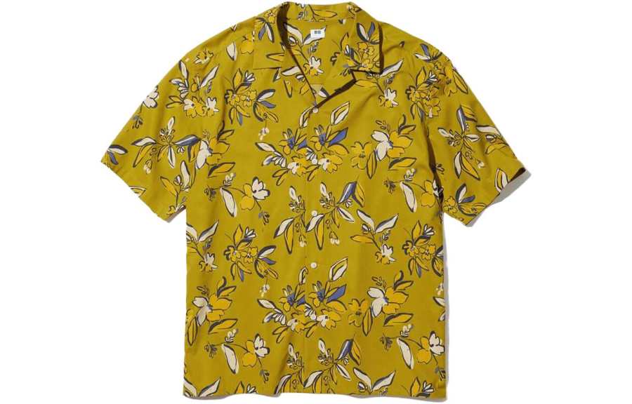 UNIQLO Shirt Unisex Earth Yellow