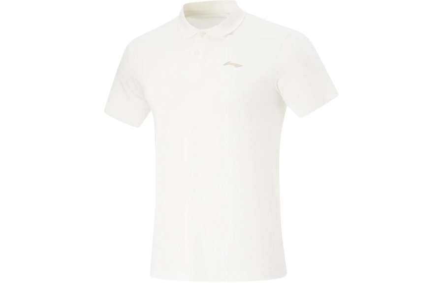 Li-Ning Li Ning Fitness Series Polo Shirt Men's Ivory