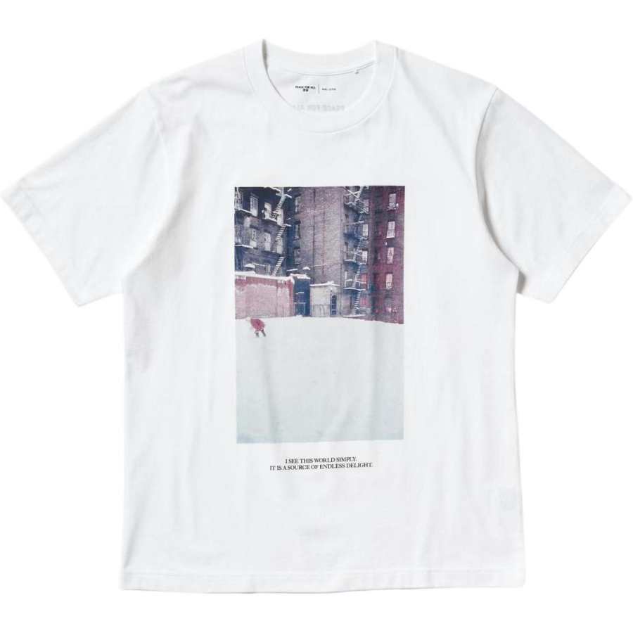 UNIQLO Peace For All Collection T Shirt Unisex White