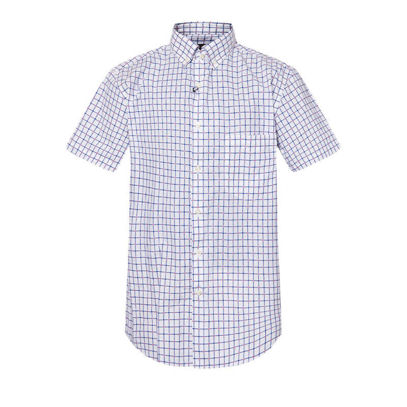 Paul & Shark Shirt Men's White Base With Blue And Purple Stripes