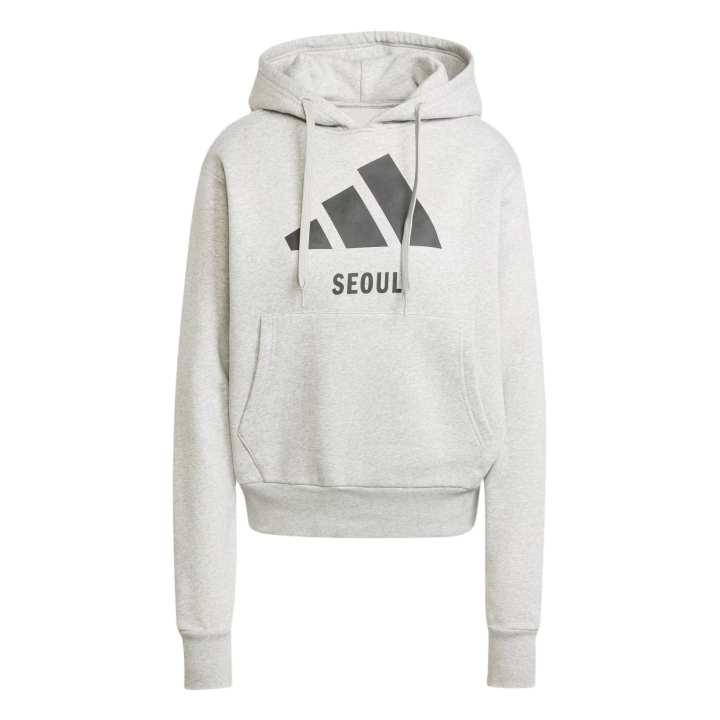 Adidas Adidas Sweatshirt Unisex Medium Gray Heather Flower