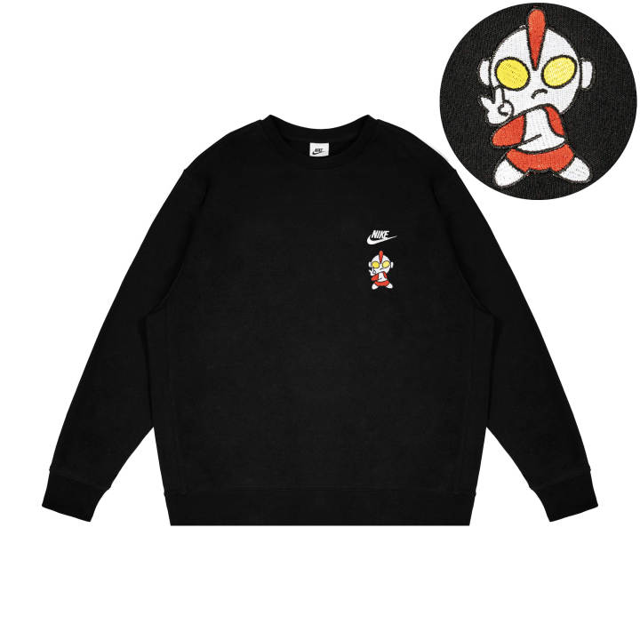 Nike Nike Sweatshirts Unisex Black Crew Neck Moderate Regular