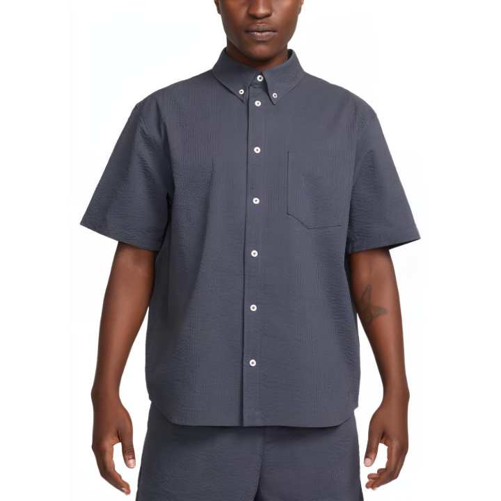Nike Nike Life Men's Short-Sleeve Seersucker Button-Down Shirt