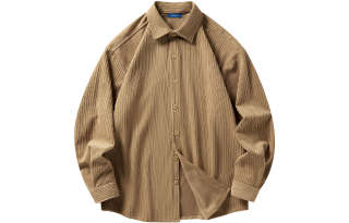 COMOWA Shirts Unisex Pointed Collar Moderate Workwear