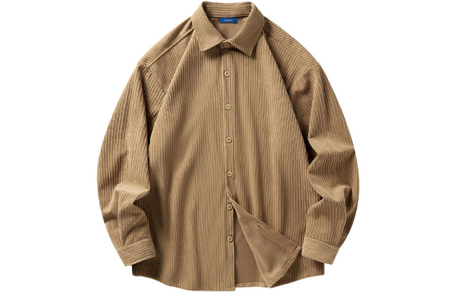 COMOWA COMOWA Shirts Unisex Pointed Collar Moderate Workwear
