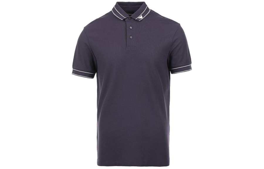 EMPORIO ARMANI SS24 Polo Shirt Men's Dark Purple