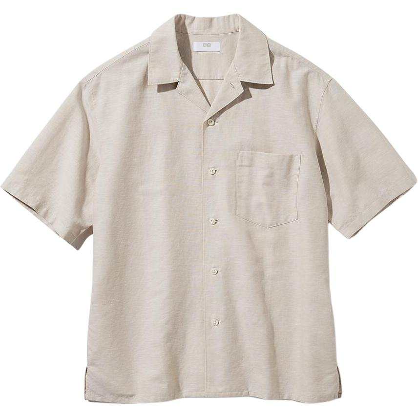 UNIQLO Shirts Unisex Beige Moderate