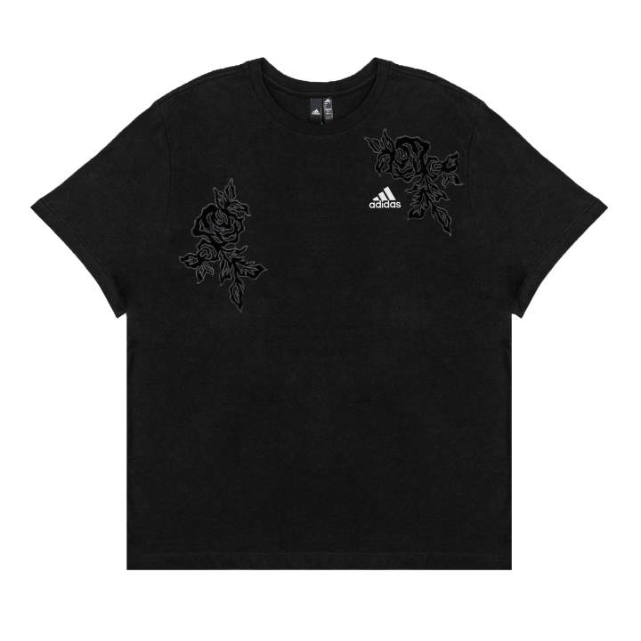 Adidas Adidas T Shirts Unisex Black Crew Neck Moderate