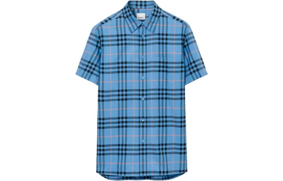 Burberry 【Previous Season】check-pattern cotton shirt