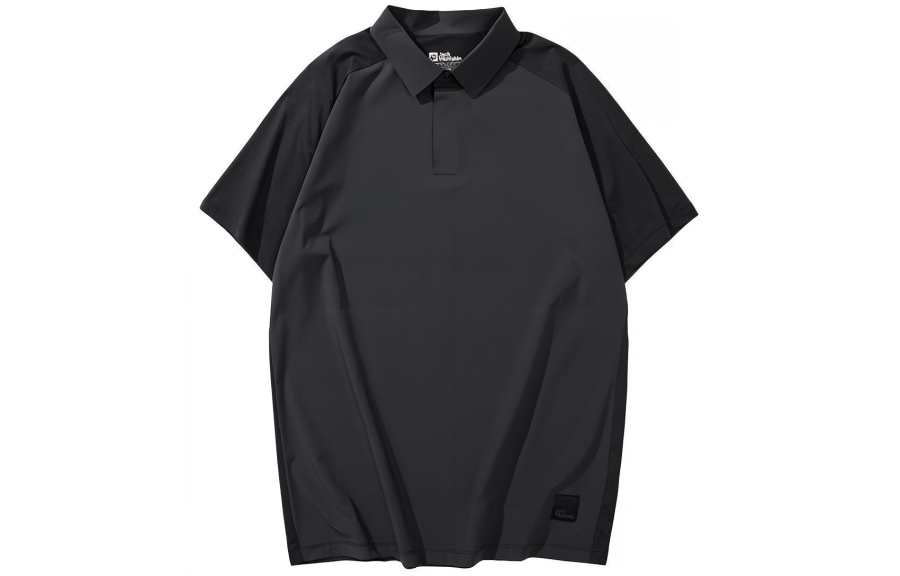 JACK WOLFSKIN Polo Shirts Men's Polo Collar Moderate Straight Fit