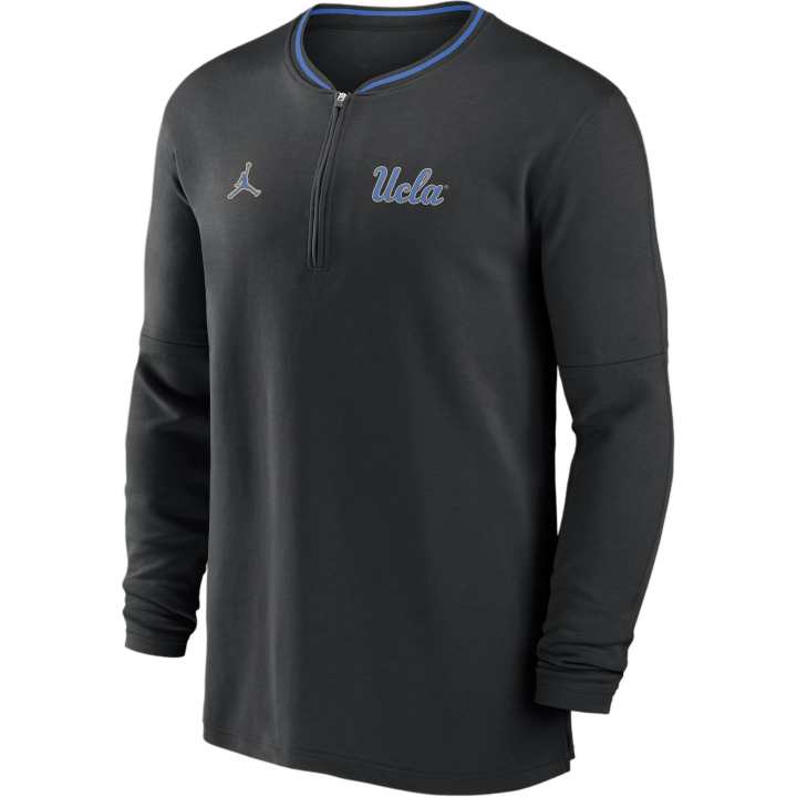 Jordan JORDAN Ucla Bruins Sideline Coach Men's JORDAN Dri-FIT College 1/2-Zip Long-Sleeve Top