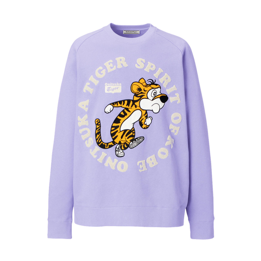 Onitsuka Tiger Sweatshirt Unisex Light Purple