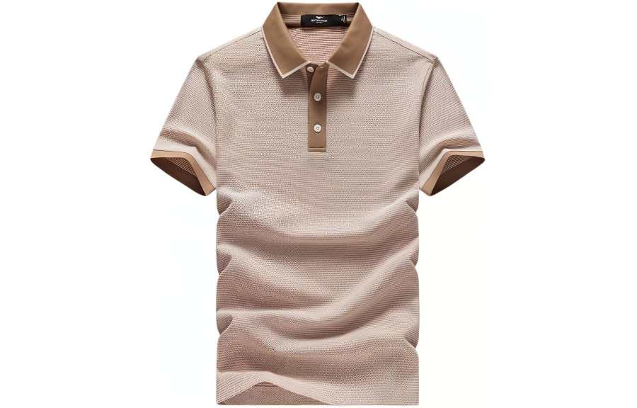 SEPTWOLVES Polo Shirt Men's Dark Apricot