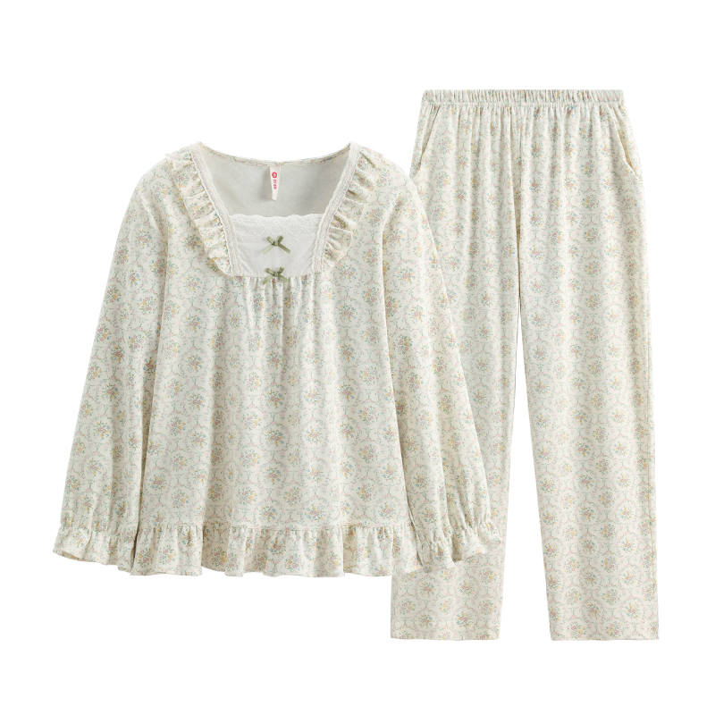 FENTENG FENTENG Pajama Set Women's Beige
