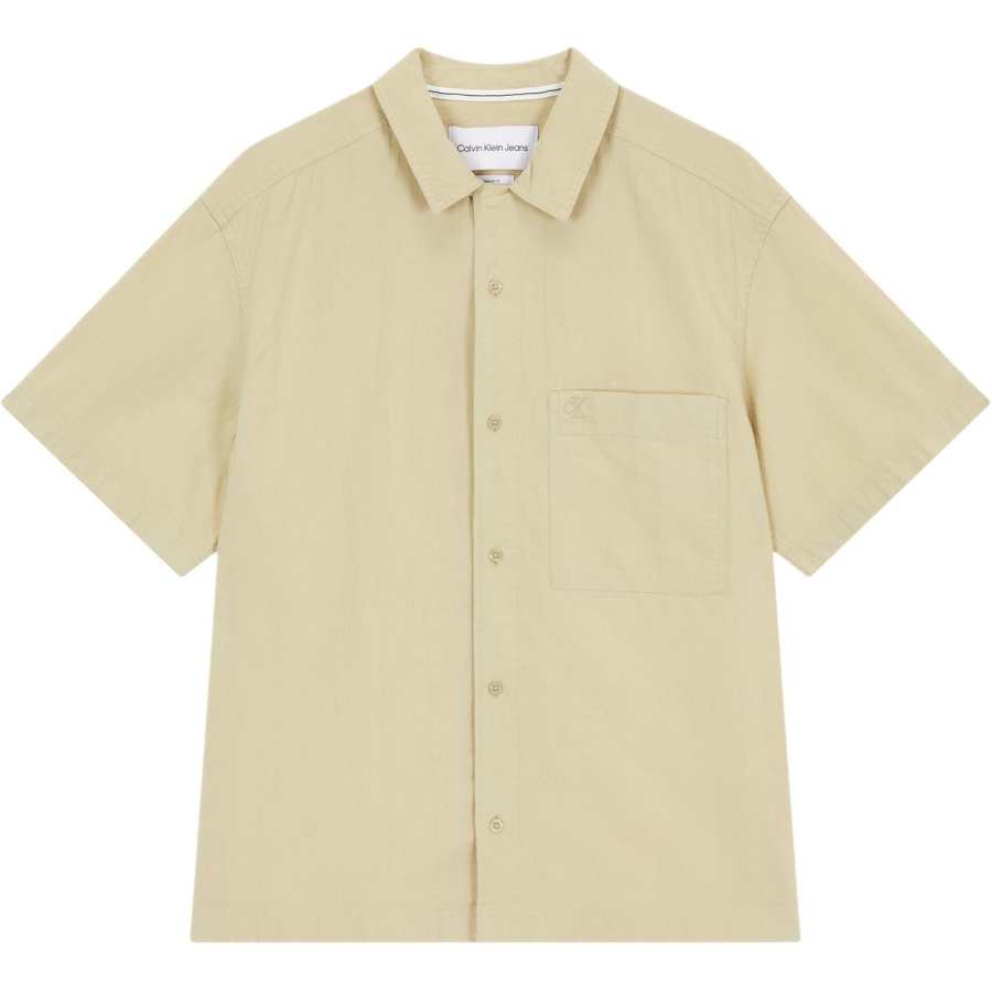 CALVIN KLEIN Shirt Men's Light Khaki