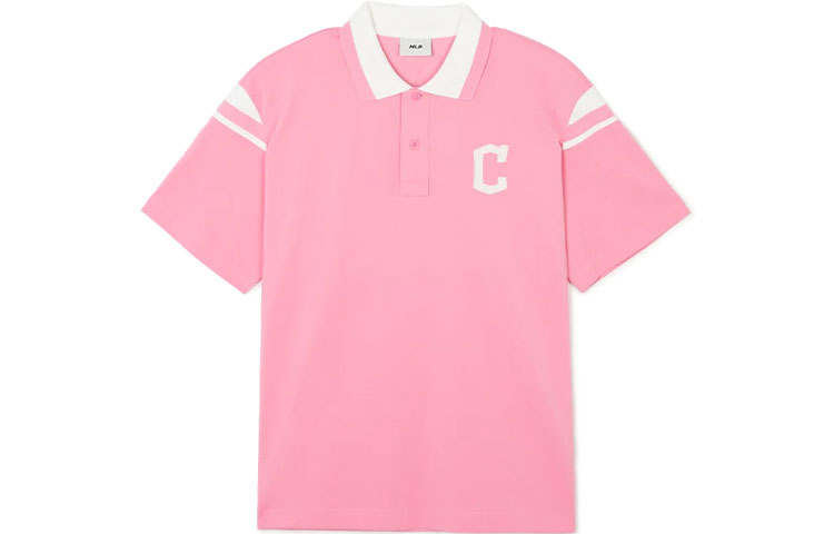 MLB MLB Polo Shirts Unisex Pink Polo Collar Moderate Other