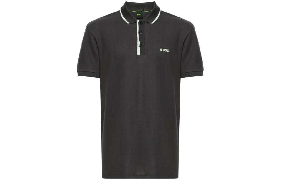 Hugo Boss logo-appliqué cotton polo shirt