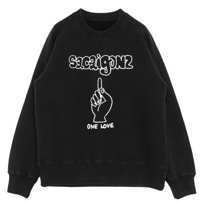 Sacai SS24 Sweatshirt Unisex Black