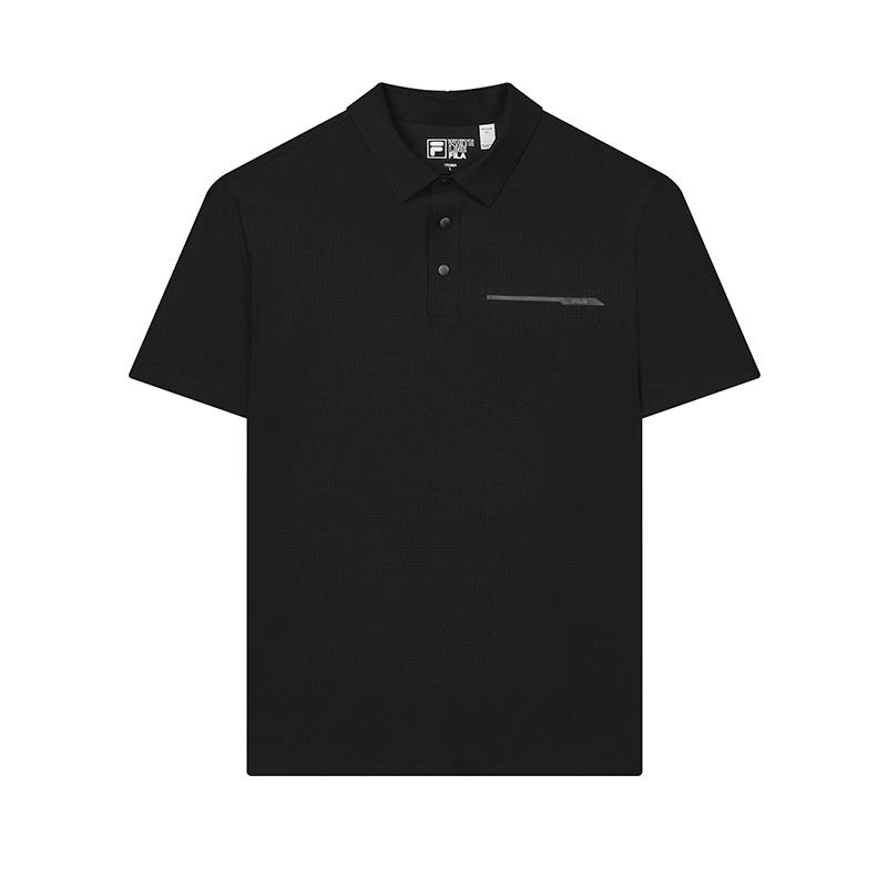 FILA Polo Shirt Men's Jet Black