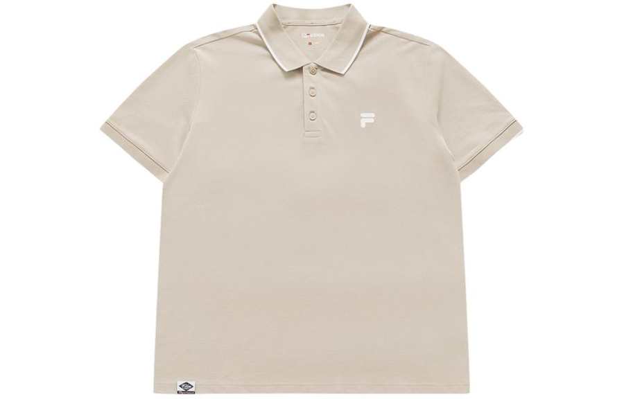 FILA FUSION FOB Polo Shirt Men's Feather Gray