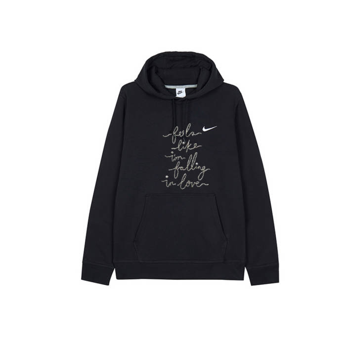 Nike Nike Sweatshirts Men's Black Hooded Moderate Regular