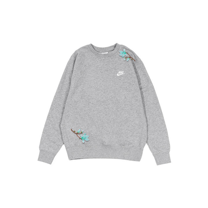 Nike Nike Sweatshirts Men's Gray Crew Neck Moderate Regular