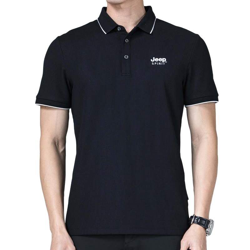 JEEP SPIRIT Polo Shirts Unisex Polo Collar Moderate Straight Fit