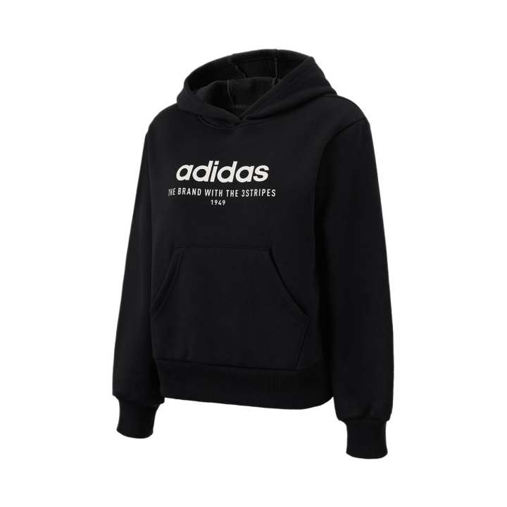 Adidas Adidas Sweatshirts Unisex Black Hooded Moderate