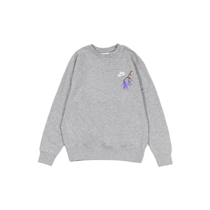 Nike Nike Sweatshirts Men's Gray Crew Neck Moderate Regular