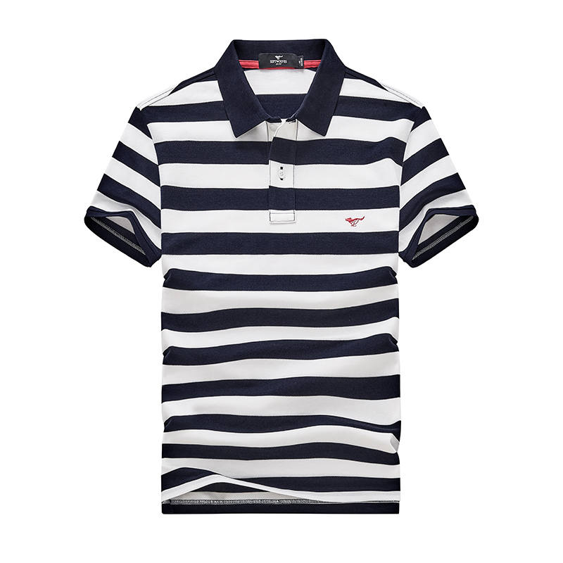 SEPTWOLVES Polo Shirts Men's Lapel Moderate Straight Fit