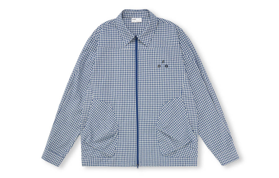 FPA Shirts Unisex Blue Lapel Moderate