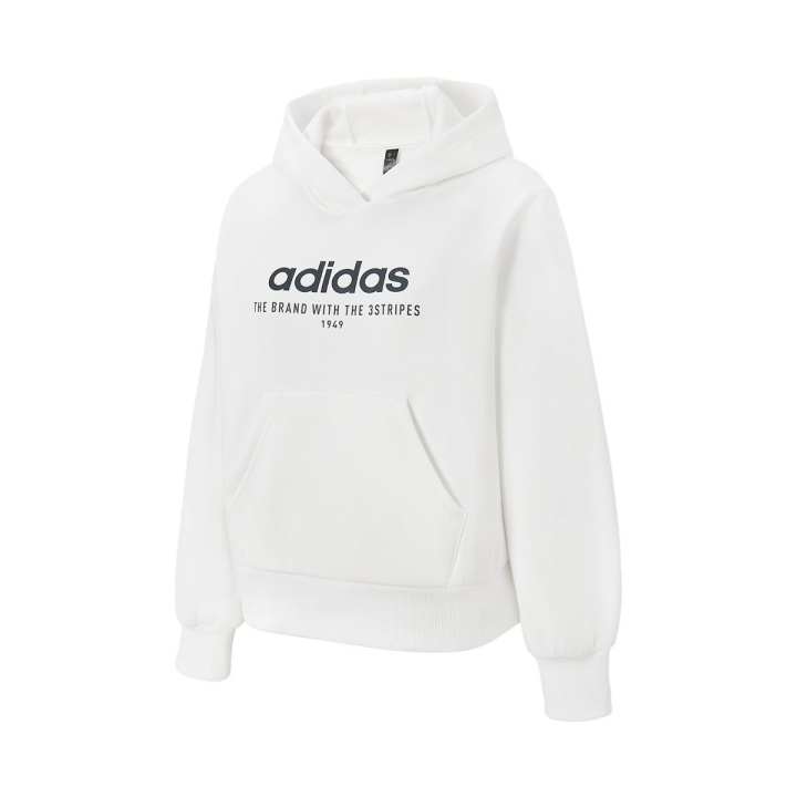 Adidas Adidas Sweatshirts Unisex White Hooded Moderate