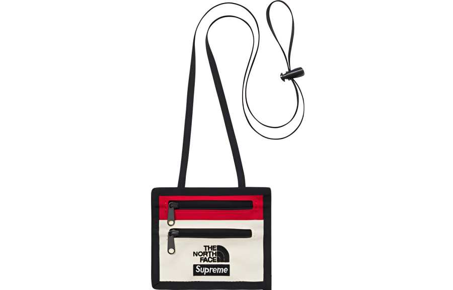 Supreme Supreme X The North Face/THE NORTH FACE FW18Supreme FW18 Canvas Coin Purse Regular Unisex White