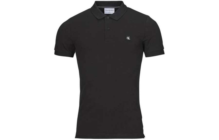 CALVIN KLEIN Polo Shirt Men's Black