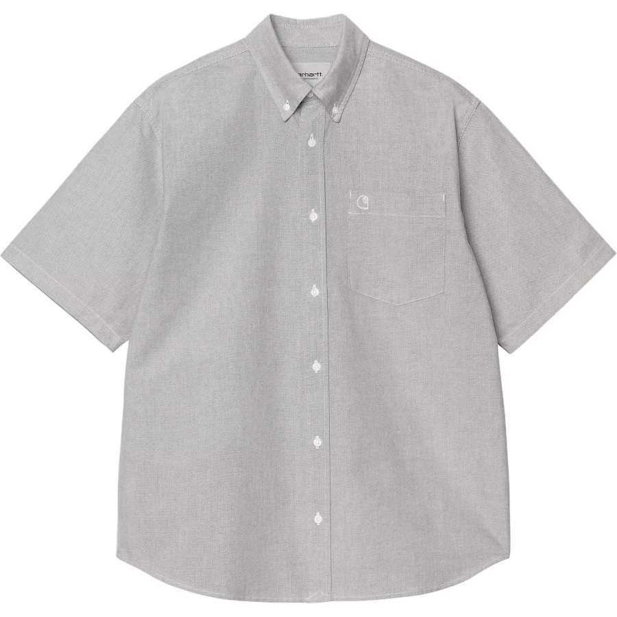 Carhartt WIP SS25 S/S Braxton Shirt Men's Gray
