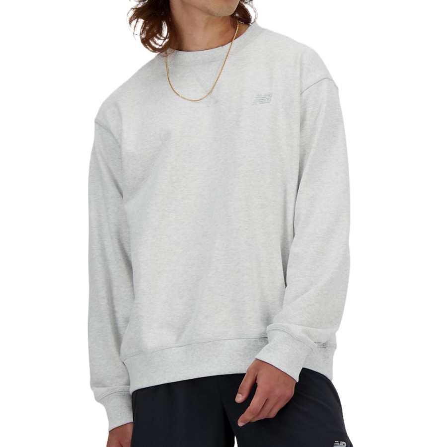 New Balance New Balance Athletics French Terry Crew Sweatshirt Men's Gray