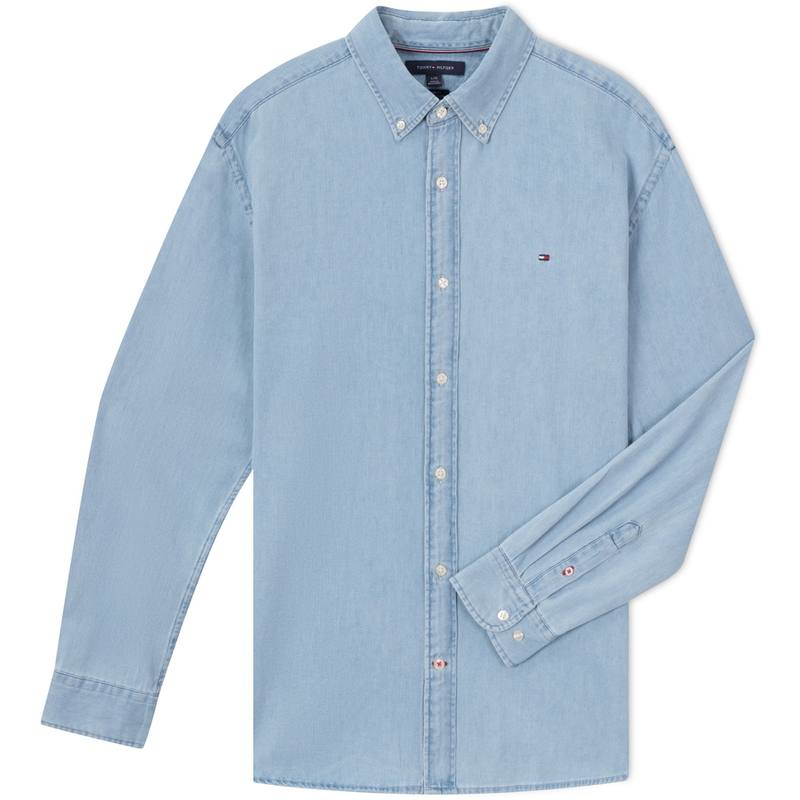 Tommy Hilfiger Shirt Men's Denim Blue