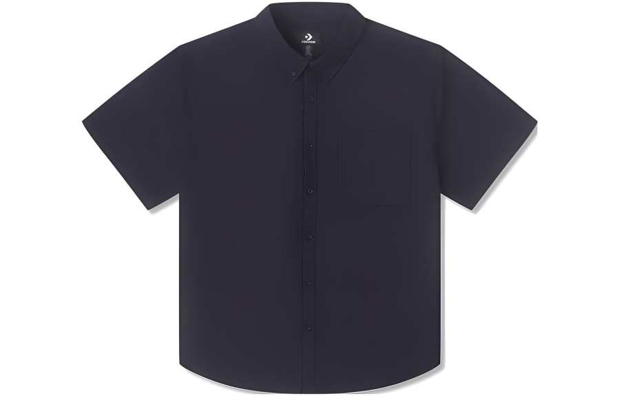 Converse Converse Shirts Men's Navy Blue Lapel Moderate Other