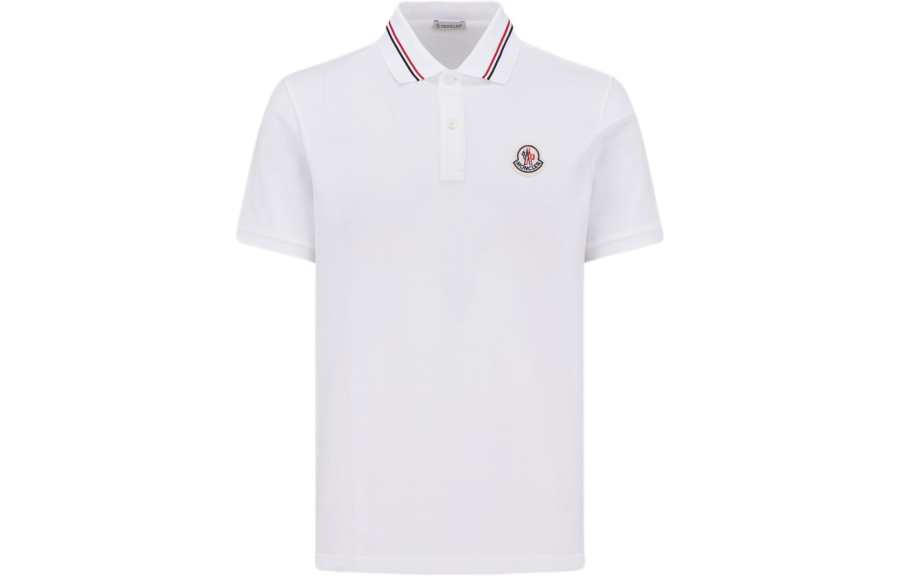 Moncler Moncler Logo Patch Short Sleeved Polo Shirt