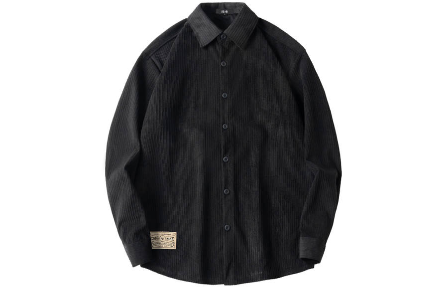 HCHUICHENG Shirts Unisex Pointed Collar Moderate Shirt